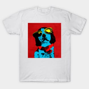 POP ART COOL STAR DOG T-Shirt